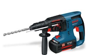 Bosch GBH 36 VF-LI Plus 36V Twin 18V SDS+ Rotary Hammer Drill 3 x 4.0Ah Batteries