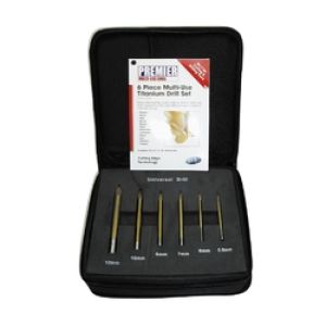 P5-MD Premier Titanium Multi-Use Drill 6 Pc Set