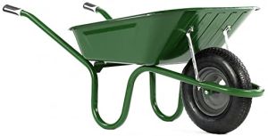 Haemmerlin 1041 Original Wheelbarrow Green 90L - Pneumatic Tyre