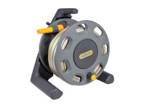 Hozelock 2412 30m Freestanding Compact Hose Reel & 25m of 12.5mm Hose