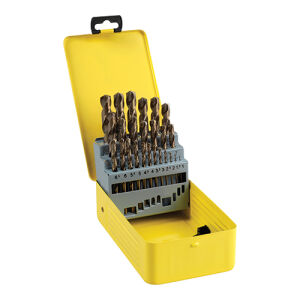 Fully Ground Cobalt HSS 25 Piece Metric Drill Set