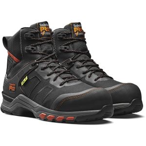 timberland black orange