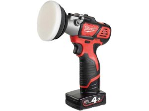 Milwaukee M12BPS-421X 12V Li-ion Polisher/Sander 1 x 2.0Ah & 1 x 4.0Ah Batteries