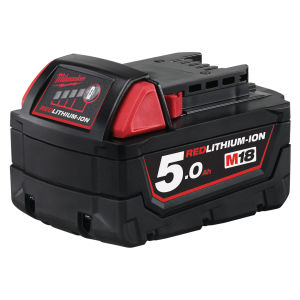 Milwaukee M18B5 M18 5.0Ah Red Lithium-Ion Battery