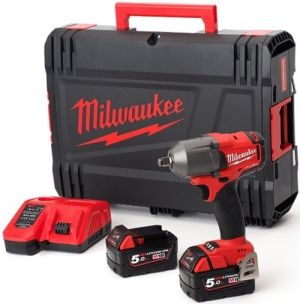 Milwaukee M18FMTIWF12-502X Mid Torque Impact Wrench 2 x 5.0 Batteries