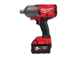 Milwaukee M18ONEFHIWF34-502X 18V Impact Fuel Wrench Kit 2 x 5.0Ah Batteries