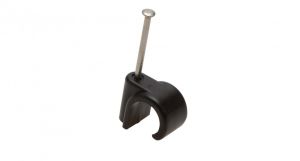 Talon 28mm Nail-In Clip - Black - Bag of 100