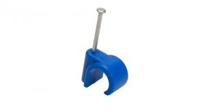 Talon 15mm Nail-In Clip - Blue - Cold Water - Bag of 100