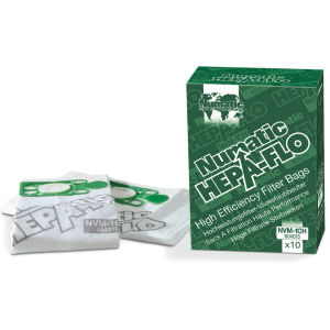 Numatic NVM-2BH Hepaflo Filter Bags (Box of 10)