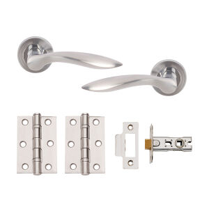 Dale Hardware PBX2020 Open Boxed Internal Door Pack - Polished Chrome c/w 3" Hinges