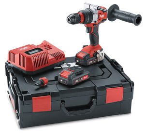 Flex PD 2G 18V 2.5 Set 2 Speed Cordless Impact Drill c/w 2 x 2.5Ah Batteries