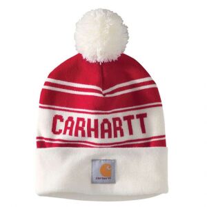 Carhartt Rib Knit Beanie Hat - Red - One Size