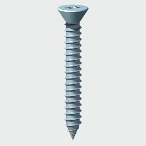 Midwoods Self Tapping Screw Pozi 2 Countersunk BZP 8 x 1 1/2  -  14 Pieces