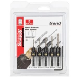 Trend SNAP/CS/SET - Snappy 5 Piece Countersink Set