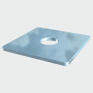 Midwoods Square Plate Washers - BZP - M10 x 50 x 50 x 3  - 2 Pieces