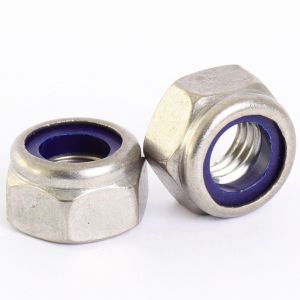 M8  Stainless Steel A2 Nyloc Nuts (Sold Individually)