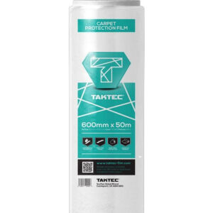 Taktec Carpet Protection Film - 0.6m x 100m Roll