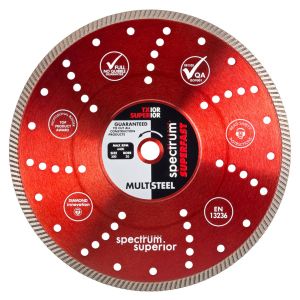 Spectrum Superior Turbo Diamond Blade - Multi Steel - 350/20mm