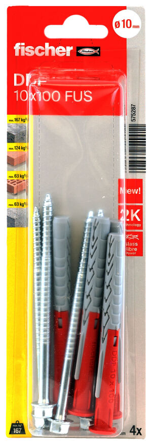 Fischer Dot and Dab fixing DDF 10 x 100 FUS K (4PCS)