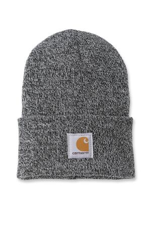 Carhartt Rib Knit Beanie Hat - Black & White - One Size