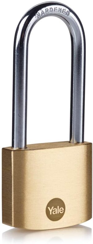 Yale Y110B/40/152/1 Brass Long Shackle Padlock 40mm