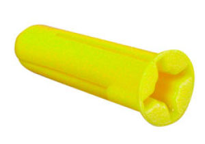 Thorsman TP1 Yellow Wall Plugs (Box Of 100)